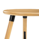 Temple &amp; Webster 65cm Trina Rubberwood Bar Stools