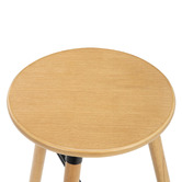 Temple &amp; Webster 65cm Trina Rubberwood Bar Stools