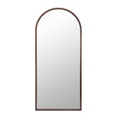 Temple &amp; Webster Natural Timber Arched Full Length Mirror