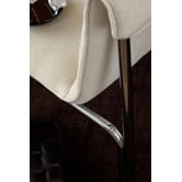 Temple &amp; Webster Tula Upholstered &amp; Chrome Dining Chairs