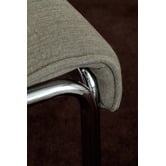 Temple &amp; Webster Tula Upholstered &amp; Chrome Dining Chairs