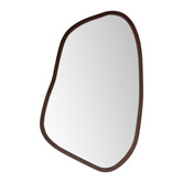 Temple &amp; Webster Timber Pebble Wall Mirror