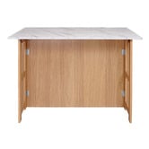 Temple &amp; Webster Ambrose Extendable Kitchen Island Bench with Storage