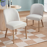 Temple &amp; Webster Atlantic Upholstered Dining Chairs