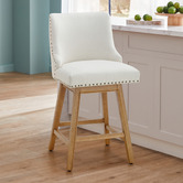 Temple &amp; Webster 65cm Oatlands Swivel Bar Stools