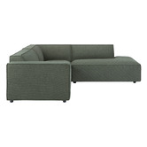 Temple &amp; Webster Russo 5 Seater Upholstered Sofa Set