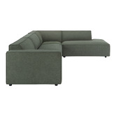 Temple &amp; Webster Russo 6 Seater Upholstered Sofa Set
