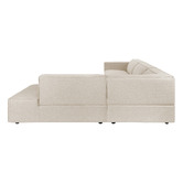 Temple &amp; Webster Russo 6 Seater Upholstered Sofa Set