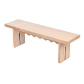 Temple &amp; Webster Arielle Mango Wood Dining Bench