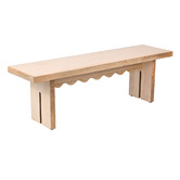 Temple &amp; Webster Arielle Mango Wood Dining Bench