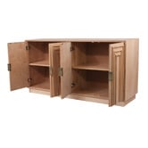 Temple &amp; Webster Meira Mango Wood 4 Door Sideboard Buffet