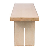 Temple &amp; Webster Arielle Mango Wood Dining Bench