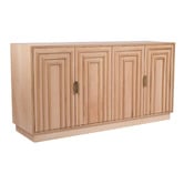 Temple &amp; Webster Meira Mango Wood 4 Door Sideboard Buffet