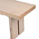 Temple &amp; Webster Arielle Mango Wood Dining Bench