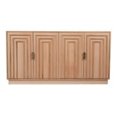 Temple &amp; Webster Meira Mango Wood 4 Door Sideboard Buffet