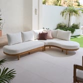 Temple &amp; Webster 6 Seater Killcare Outdoor Modular Corner Sofa