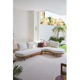 Temple &amp; Webster 6 Seater Killcare Outdoor Modular Corner Sofa