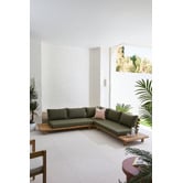 Temple &amp; Webster 5 Seater Clifton Acacia Wood Outdoor Modular Lounge Set