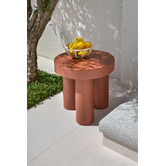 Temple &amp; Webster Makkari Polystone Outdoor Side Table