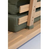 Temple &amp; Webster 5 Seater Clifton Acacia Wood Outdoor Modular Lounge Set
