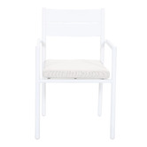 Temple &amp; Webster 6 Seater Kamari Aluminium Outdoor Dining Set