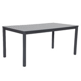 Temple &amp; Webster 6 Seater Kamari Aluminium Outdoor Dining Set
