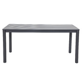 Temple &amp; Webster 6 Seater Kamari Aluminium Outdoor Dining Set