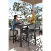 Temple &amp; Webster 4 Seater Kamari Outdoor Bar Table Set