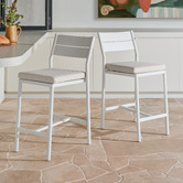 Temple &amp; Webster 2 Seater Kamari Outdoor Bar Table Set