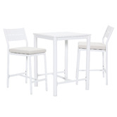 Temple &amp; Webster 2 Seater Kamari Outdoor Bar Table Set