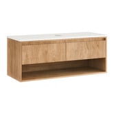 Temple &amp; Webster Mabel 1200mm Wall Hung Single Vanity