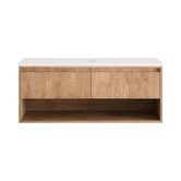 Temple &amp; Webster Mabel 1200mm Wall Hung Single Vanity