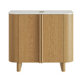 Temple &amp; Webster Valentine 900mm Freestanding Single Vanity