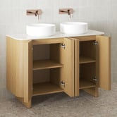Temple &amp; Webster Valentine 1200mm Freestanding Double Vanity