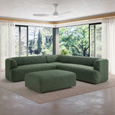 Temple &amp; Webster Gala Boucle Ottoman