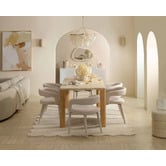 Temple &amp; Webster Mira Capiz Shell 3 Light Pendant