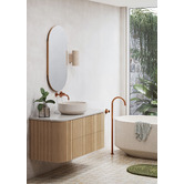 Temple &amp; Webster Mila Stone-look Wall Sconce