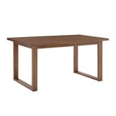 Temple &amp; Webster Oak Ski-Leg Dining Table