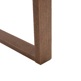 Temple &amp; Webster Oak Ski-Leg Dining Table