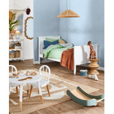 Temple &amp; Webster Tyler Rattan &amp; Raffia Pendant Light