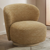 Temple &amp; Webster Libby Upholstered Swivel Accent Chair