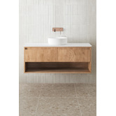 Temple &amp; Webster Mabel 1200mm Wall Hung Single Vanity