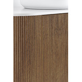 Temple &amp; Webster Nomad 900mm Walnut Wall Hung Single Vanity