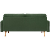 Temple &amp; Webster Stockholm 3 Seater Velvet Sofa