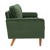 Temple &amp; Webster Stockholm 3 Seater Velvet Sofa