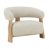 Temple &amp; Webster Mira Upholstered Armchair