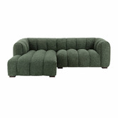 Temple &amp; Webster Nelson Premium 3 Seater Upholstered Sofa with Chaise