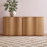 Temple &amp; Webster Winnie Wavy 2 Door Sideboard