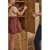 Temple &amp; Webster 185cm Taylor 4 Door 1 Drawer Cupboard