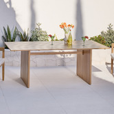 Temple &amp; Webster 6 Seater Venice Outdoor Dining Table